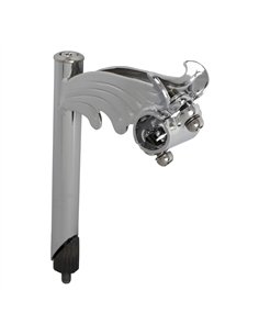 Stem Wing 2-Screw 21.1mm Chrome