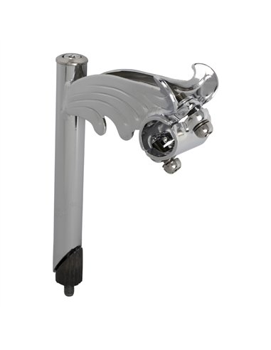 Stem Wing 2-Screw 21.1mm Chrome