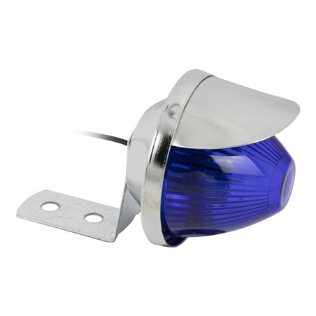 Light Bee w/Visor Chrome/Blue