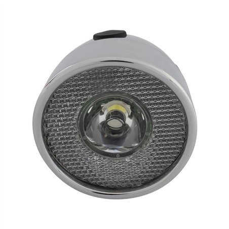 Light Bullet Rocket 1-Watt LED Steel Chrome LM1