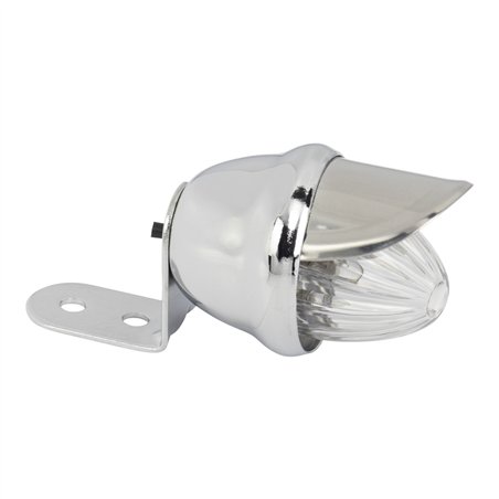 Light Mini Bee w/Visor Chrome/Clear
