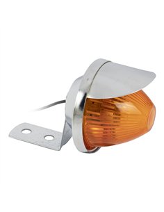Light Bee w/Visor Chrome/Amber