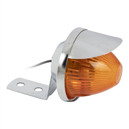 Light Bee w/Visor Chrome/Amber