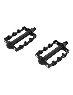 Pedals Flat Twisted 1/2" Black