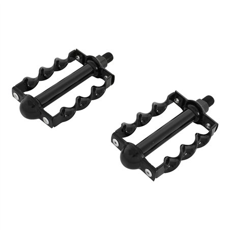 Pedals Flat Twisted 1/2" Black