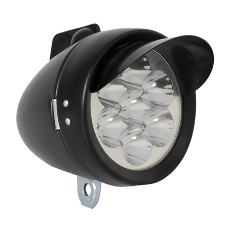 Light Bullet 7-LED w/Visor Black