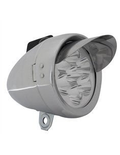 Light Bullet 7-LED w/Visor Chrome