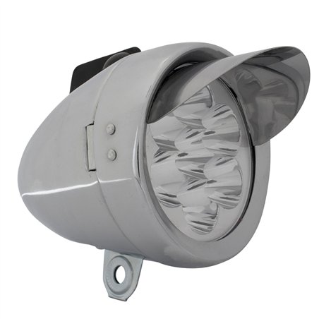 Light Bullet 7-LED w/Visor Chrome