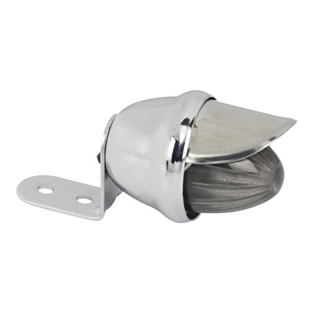 Light Mini Bee w/Visor Chrome/Black