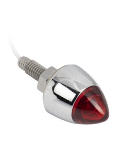 Light Mini Bullet Chrome/Red