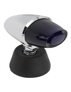 Light Oval Plastic Chrome/Purple