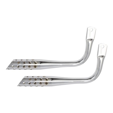 Mufflers Oblique w/Holes Chrome