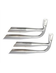 Mufflers Double Chrome
