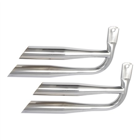 Mufflers Double Chrome