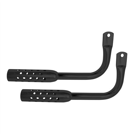 Mufflers Gangster w/Holes Black
