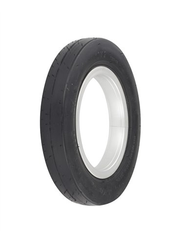 Tire 10" x 2.0" P-1329 Slick Black/Black Sidewall