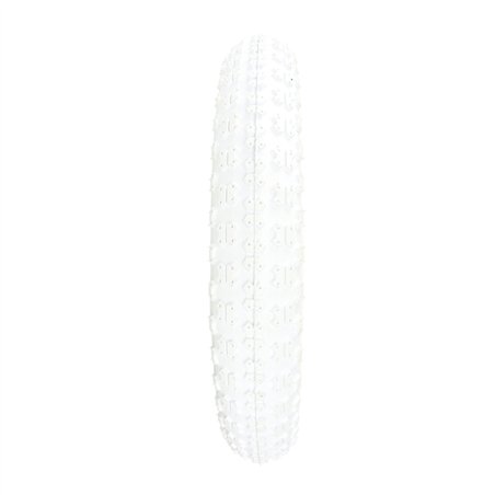Tire 12-1/2" x 2-1/4" P-104A White/White Sidewall