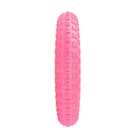 Tire 12-1/2" x 2-1/4" P-104A Pink/Pink Sidewall