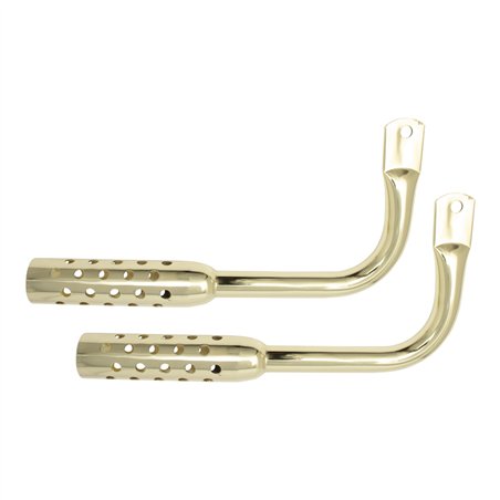 Mufflers Gangster w/Holes Gold