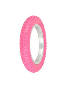 Tire 12-1/2" x 2-1/4" P-104A Pink/Pink Sidewall