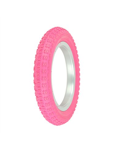 Tire 12-1/2" x 2-1/4" P-104A Pink/Pink Sidewall