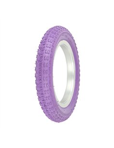 Tire 12-1/2" x 2-1/4" P-104A Purple/Purple Sidewall