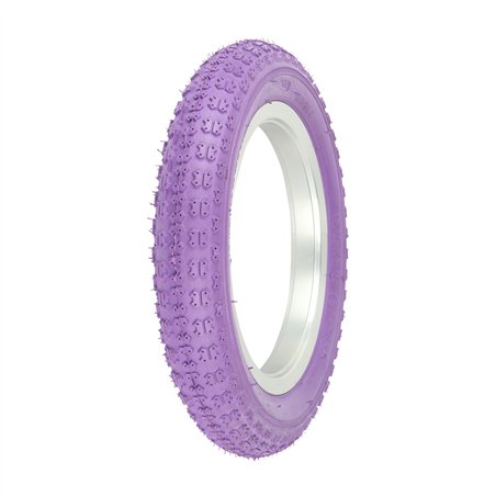 Tire 12-1/2" x 2-1/4" P-104A Purple/Purple Sidewall