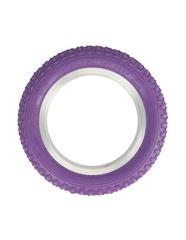 Tire 12-1/2" x 2-1/4" P-104A Purple/Purple Sidewall