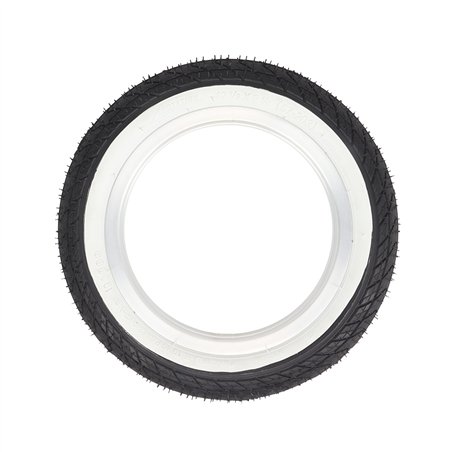 Tire 12-1/2" x 2-1/4" P-1193 Black/White Sidewall