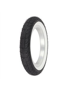 Tire 12-1/2" x 2-1/4" P-1193 Black/White Sidewall
