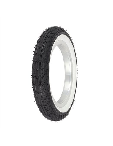 Tire 12-1/2" x 2-1/4" P-1193 Black/White Sidewall