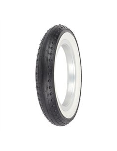 Tire 12-1/2" x 2-1/4" P-1273 Black/White Sidewall
