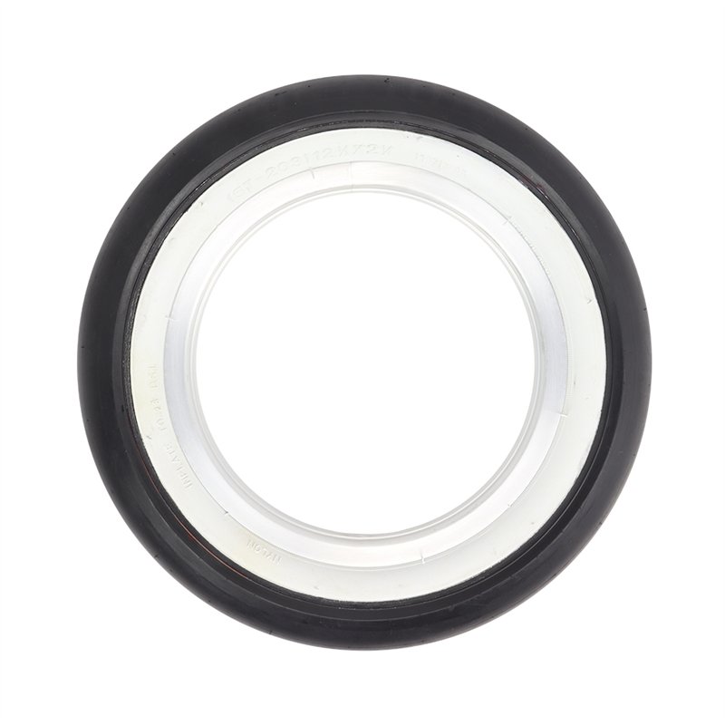 Tire 12-1/2" x 2-1/4" P-1071 Slick Black/White Sidewall