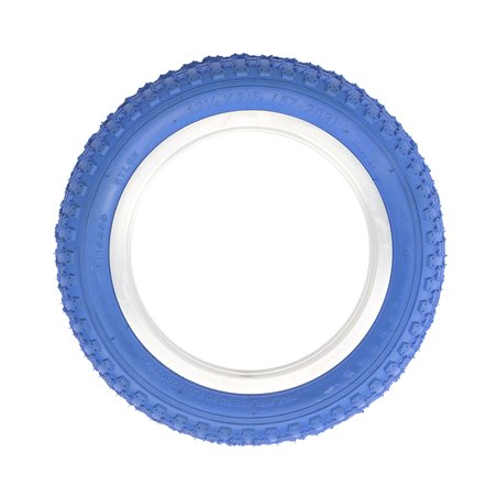 Tire 12-1/2" x 2-1/4" P-104A Blue/Blue Sidewall