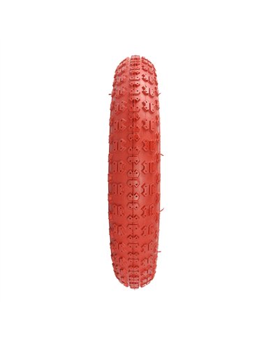 Tire 12-1/2" x 2-1/4" P-104A Red/Red Sidewall