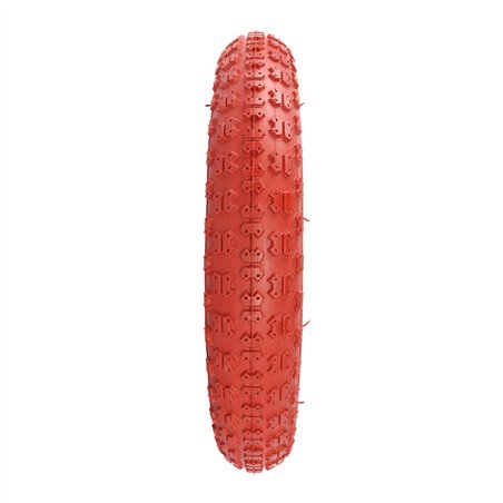 Tire 12-1/2" x 2-1/4" P-104A Red/Red Sidewall