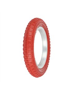 Tire 12-1/2" x 2-1/4" P-104A Red/Red Sidewall