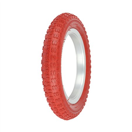 Tire 12-1/2" x 2-1/4" P-104A Red/Red Sidewall