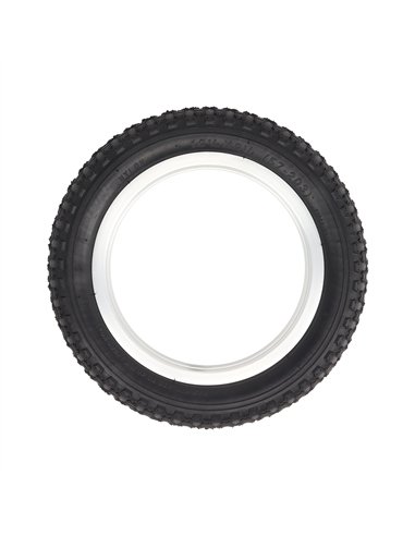 Tire 12-1/2" x 2-1/4" P-104A Black/Black Sidewall