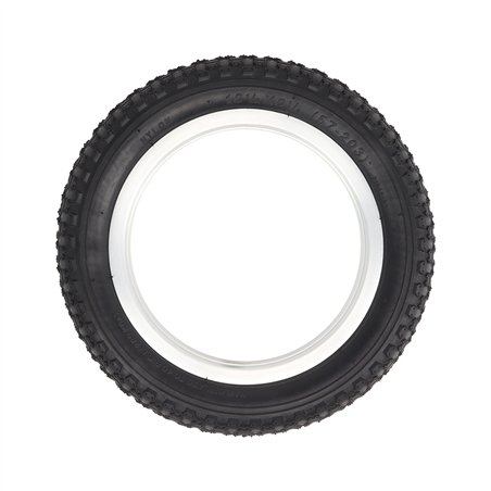 Tire 12-1/2" x 2-1/4" P-104A Black/Black Sidewall
