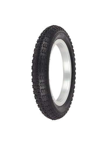 Tire 12-1/2" x 2-1/4" P-104A Black/Black Sidewall