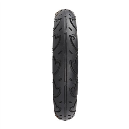 Tire 12-1/2" x 2-1/4" P-1021A Black/White Sidewall