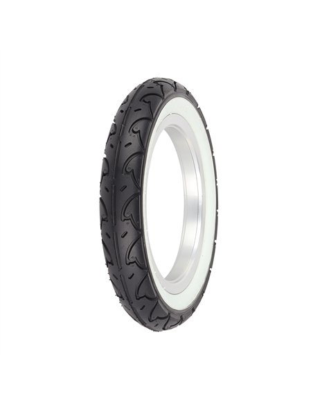 Tire 12-1/2" x 2-1/4" P-1021A Black/White Sidewall