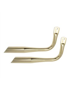 Mufflers Oblique w/o Holes Gold