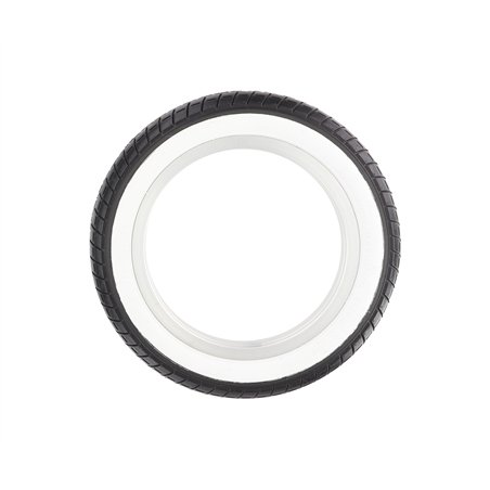 Tire 12-1/2" x 2-1/4" P-1237 Black/White Sidewall