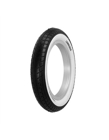 Tire 12-1/2" x 2-1/4" P-1237 Black/White Sidewall Lowrider