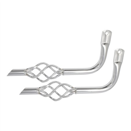 Mufflers w/Cage Chrome