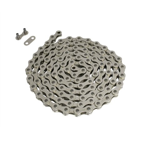 KMC Chain 1 Speed 1/2 x 1/8 112L Chrome S1