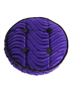 Steering Wheel Cover Velour Swirl Purple