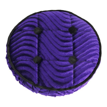 Steering Wheel Cover Velour Swirl Purple